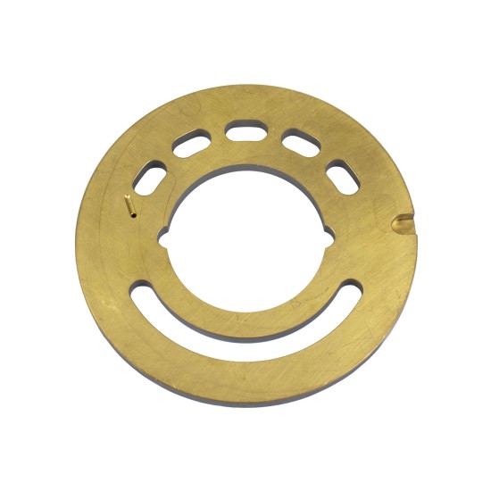 Valve plate Left Bosch Rexroth R902448402 6 windows bimetal black SKS Valve plate Left Bosch Rexroth R902448402 6 windows bimetal black SKS