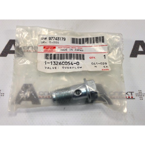 Fuel Pump Pressure Valve Isuzu 1132600540 Genuine Fuel Pump Pressure Valve Isuzu 1132600540 Genuine