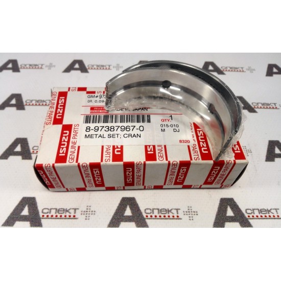 Crankshaft Bearing STD Isuzu 8973879670 Genuine Crankshaft Bearing STD Isuzu 8973879670 Genuine