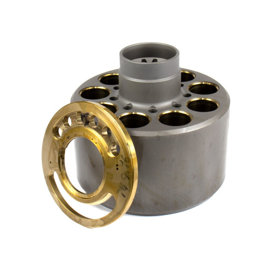 Cylinder block and Valve plate Left Caterpillar 256-0083 SKS Cylinder block and Valve plate Left Caterpillar 256-0083 SKS