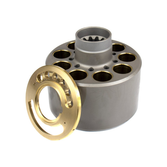 Cylinder block and Valve plate Right Caterpillar 256-0081 SKS Cylinder block and Valve plate Right Caterpillar 256-0081 SKS