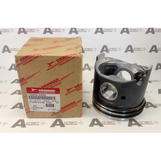 Piston with Rings Yanmar 729908-22900 O/S=0.25 YANMAR Piston with Rings Yanmar 729908-22900 O/S=0.25 YANMAR