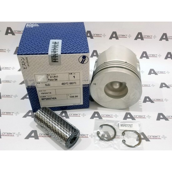 Piston Set (piston, pin, snap ring) Isuzu 8973585740 IZUMI Piston Set (piston, pin, snap ring) Isuzu 8973585740 IZUMI