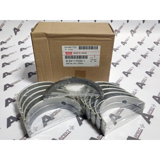 Crankshaft Bearings Set Isuzu 8941170320 Genuine Crankshaft Bearings Set Isuzu 8941170320 Genuine