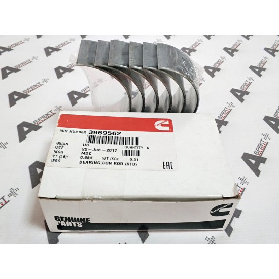 Connecting Rod Bearing Cummins 3969562 CUMMINS Connecting Rod Bearing Cummins 3969562 CUMMINS