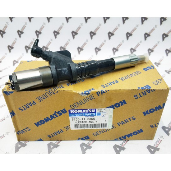 Fuel Injector Komatsu 6156-11-3300 Genuine Fuel Injector Komatsu 6156-11-3300 Genuine