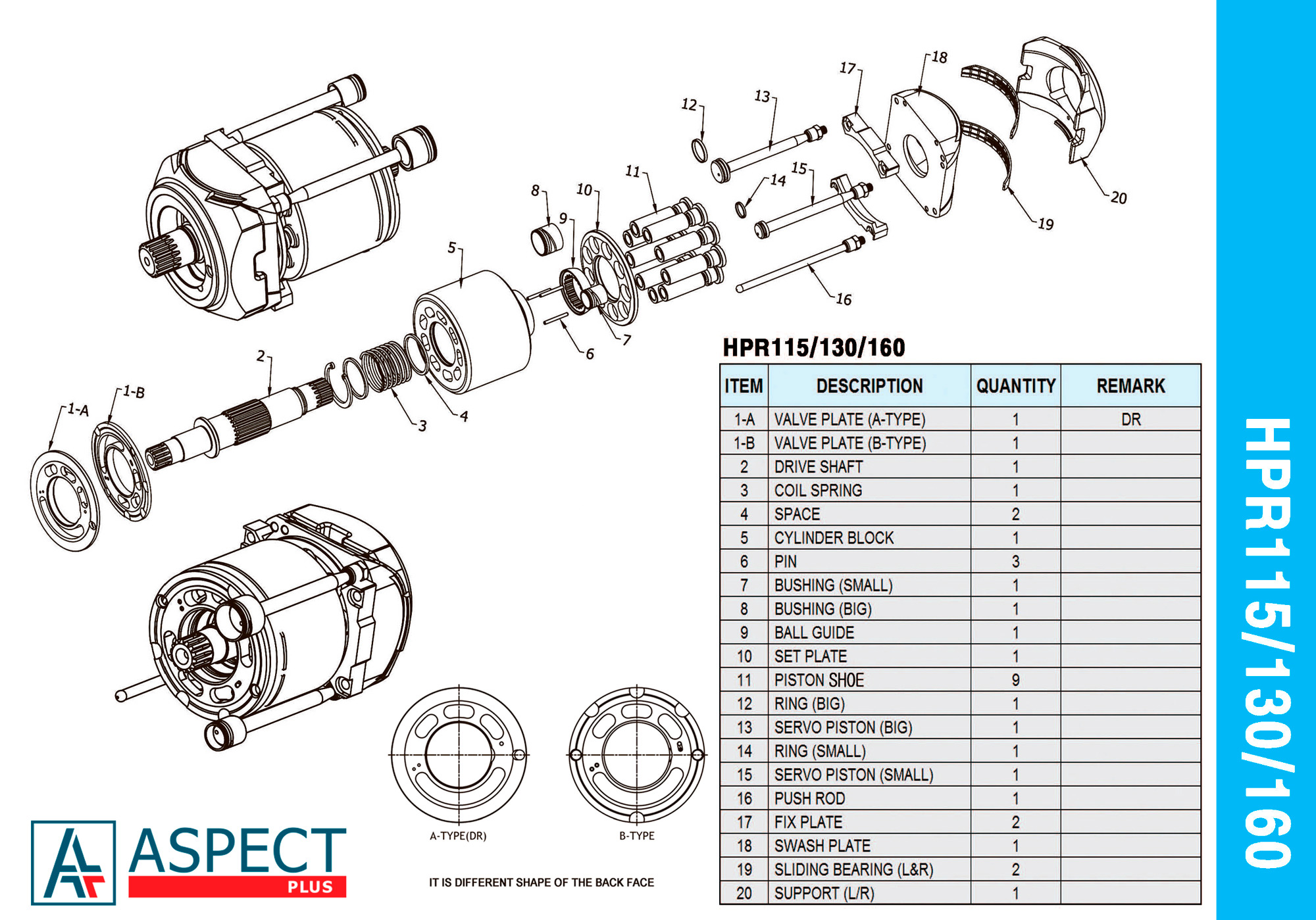 scheme HPR160-01 HPR-01 Regulating Pumps Linde