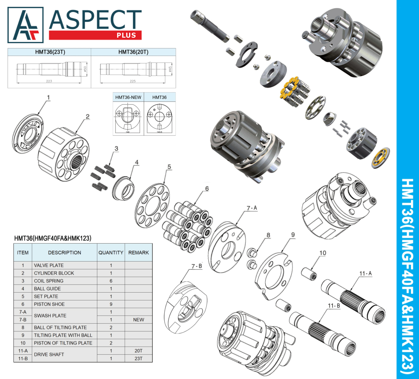 Hitachi HMT36FA (HMGF40FA, HMGF44AA, HMK123) Hitachi HMT36FA (HMGF40FA, HMGF44AA, HMK123)